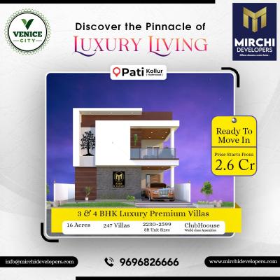 3BHK Duplex Villas | Best Real Estate Company In Hyderabad - Hyderabad For Sale