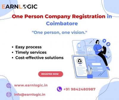 OPC Registration in Coimbatore | Start One Person Company | OPC Registration in coimbatore Online 