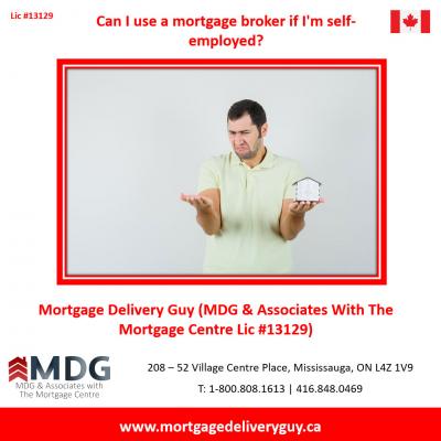 Can I use a mortgage broker if I'm self-employed? - Mississauga Other