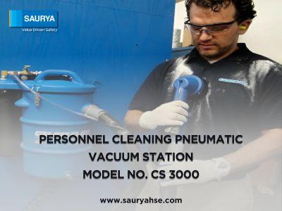 Personnel Cleaning Pneumatic Vacuum Station - Guardair CS3000 by Saurya Safety