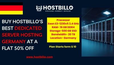 Buy Hostbillo's Best Dedicated Server Hosting Germany at a Flat 50% Off - Surat Hosting