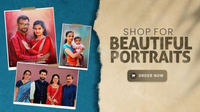 Capture Memories: Custom Portrait Paintings from Your Photos!