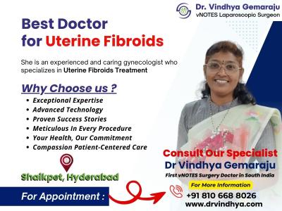 Best Doctor for Uterine Fibroids in Hyderabad - Dr. Vindhya Gemaraju - Hyderabad Health, Personal Trainer