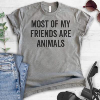 All My Friends Are Animals Shirt - New York Clothing