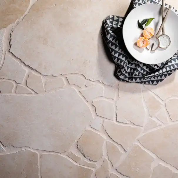 Discover Timeless Elegance with Kesi Limestone Crazy Paving