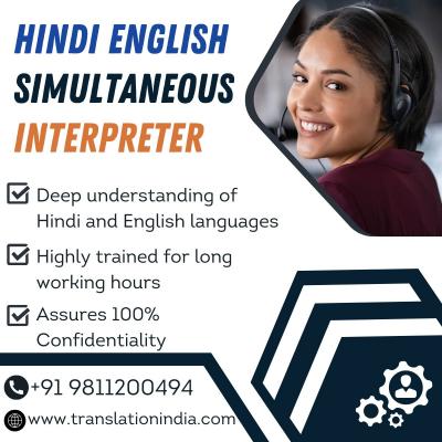 Get Simultaneous Interpretation Services with Translation India