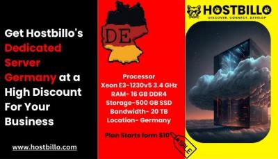 Get Hostbillo's Dedicated Server Germany at a High Discount For Your Business - Surat Hosting