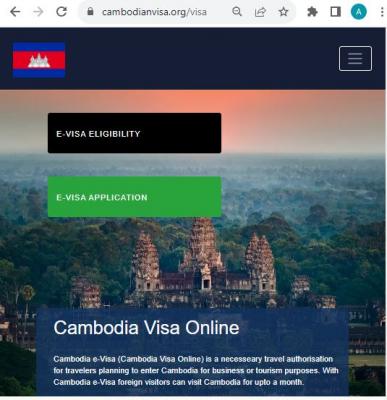 FOR CHINESE CITIZENS - CAMBODIA Easy and Simple Cambodian Visa - Oakland Maintenance, Repair