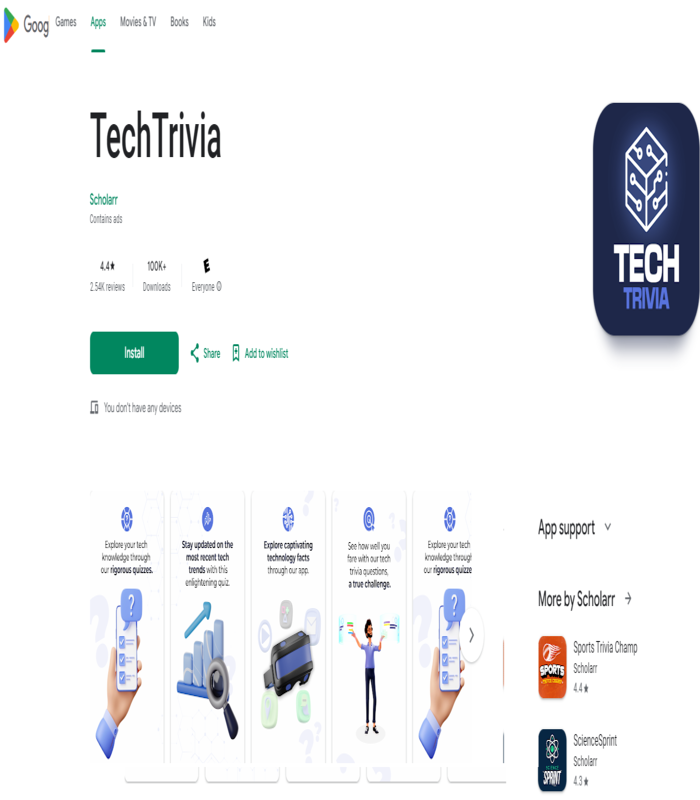 Install and Use the TechTrivia App! - San Francisco Tutoring, Lessons