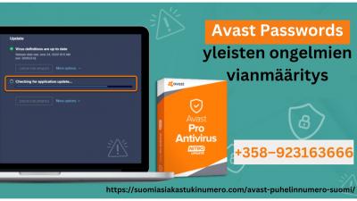 Avast Passwords yleisten ongelmien vianmääritys +358–923163666