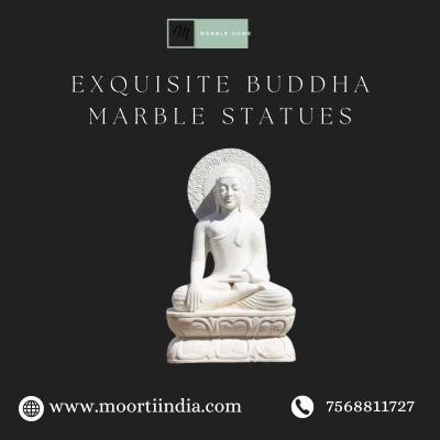 Exquisite Buddha Marble Statues  - Jaipur Art, Collectibles