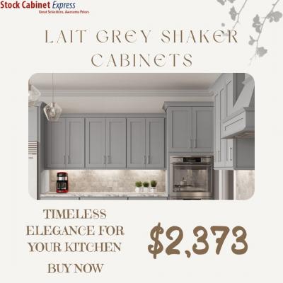Obsessed with Lait Grey Shaker Cabinets? We Got You Covered!  | Stock Cabinet Express		 - New York Furniture