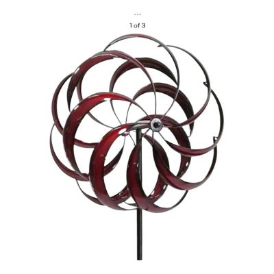 Red Kaleidoscope Wind Spinner | Garden Windmill - Melbourne Home & Garden