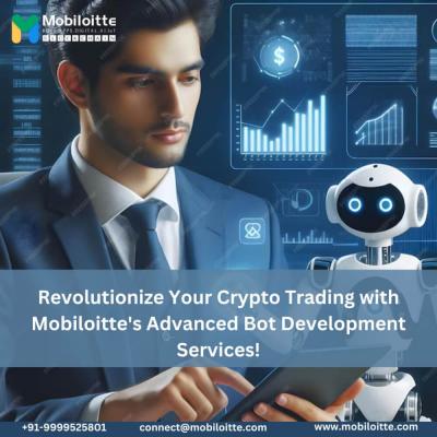 Revolutionize Your Crypto Trading with Mobiloitte's Advanced Bot Development Services!