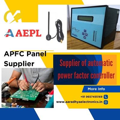 Top APFC Panel Supplier Automatic Power Factor Controller Supplier Aaradhya  Electronics.