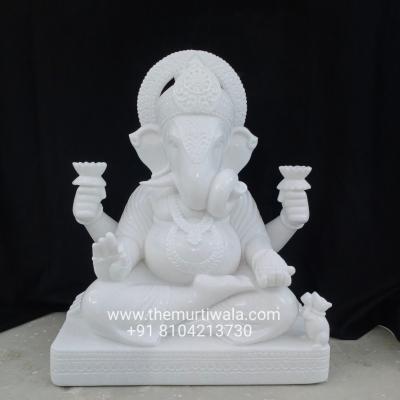 Investigating the Meaning of White Ganesh Murti - Jaipur Art, Collectibles