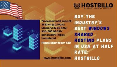 Buy the Industry’s Best Windows Shared Hosting plans in USA at Half Rate: Hostbillo - Surat Hosting