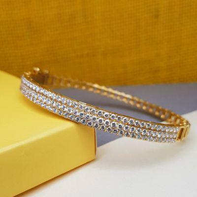 Three-Line Diamond Bracelet - Delhi Jewellery