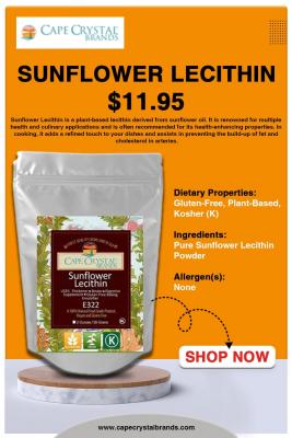 Sunflower Lecithin – Natural Emulsifier for Health – Cape Crystal Brands