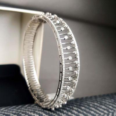 Diamond Bracelet, Mounted in 18K White Gold - Delhi Jewellery