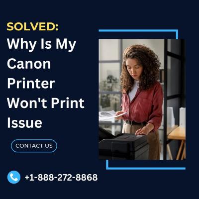 SOLVED: Why Is My Canon Printer Won't Print Issue - Fort Worth Professional Services
