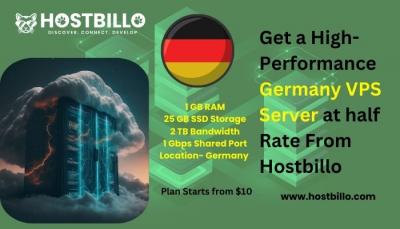 Get a High-Performance Germany VPS Server at half Rate From Hostbillo - Surat Hosting