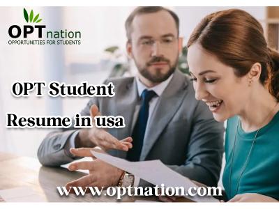 OPT Student Resume in usa - New York Professional Services