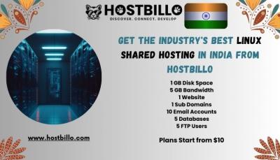 Get the Industry's best linux Shared Hosting in India From Hostbillo - Surat Hosting