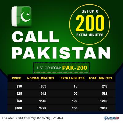 Cheap international calls to Pakistan from USA