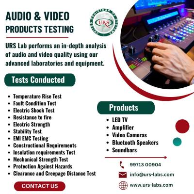 BIS Recoginzed Audio and Video Testing Labs - Other Other
