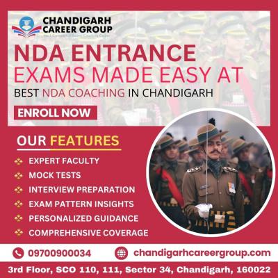 NDA  Coaching in Chandigarh | Chandigarh Career Group - Chandigarh Other