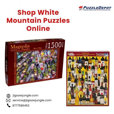 Shop White Mountain Puzzles Online At Jigsaw Jungle - Quebec Toys, Games