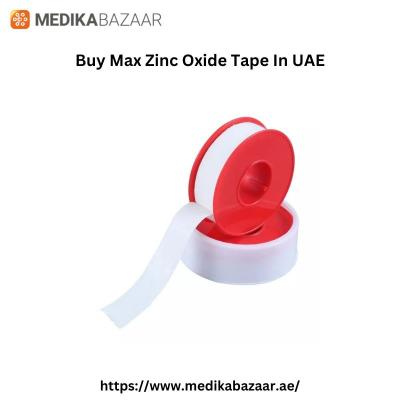 Buy Max Zinc Oxide Tape In UAE - Dubai Health, Personal Trainer