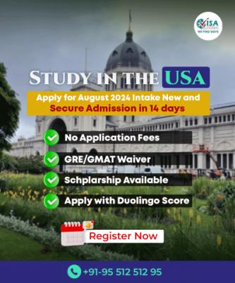 USA Study Visa Requirements, Admission in Under 15 Lakh. - Delhi Other