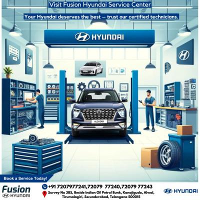 Hyundai authorised service centre | Hyundai roadside assistance. - Hyderabad New Cars
