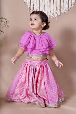 Pink Perfection Our Chanderi Lehenga Collection - kesari couture - Hyderabad Clothing