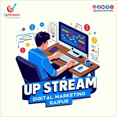 Best  Digital Marketing company In Raipur - Up Stream