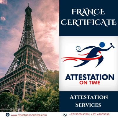 French Degree Certificate Attestation in Dubai