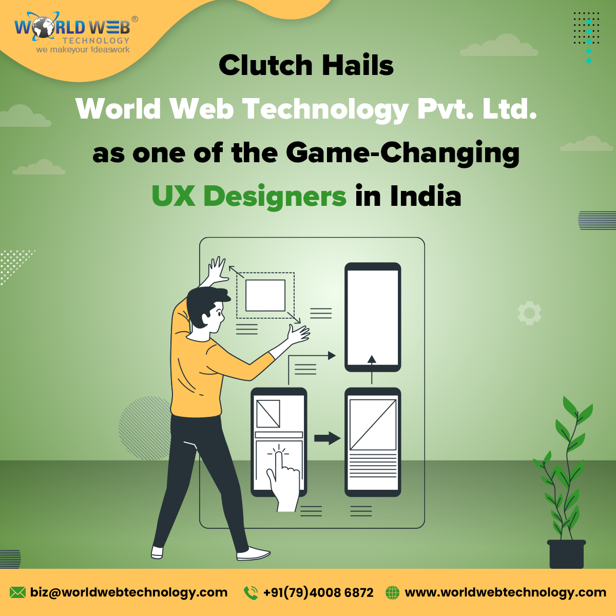Clutch Hails World Web Technology Game-Changing UX Designers in India