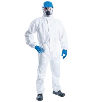 Superior Anti-Static Type 5/6 Coverall – White, Hooded for Maximum Protection