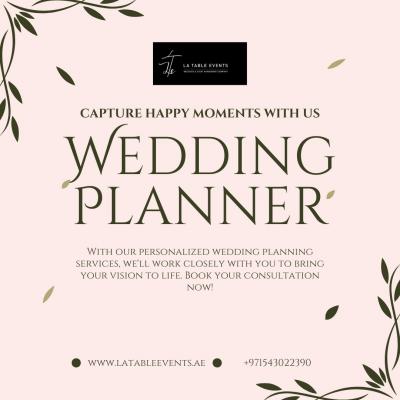 Wedding Planner Abudhabi | UAE - Abu Dhabi Events, Photography