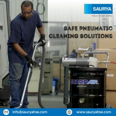 Industrial Pneumatic Vacuums Cleaners - Saurya Safety - Mumbai Tools, Equipment