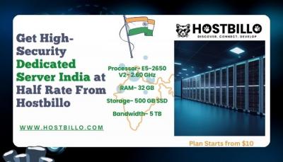 Get High-Security Dedicated Server India at Half Rate From Hostbillo - Surat Hosting