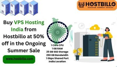 Buy VPS Hosting India from Hostbillo at 50% off in the Ongoing Summer Sale - Surat Hosting