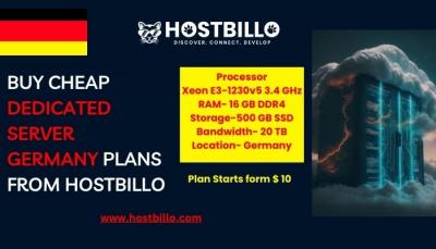 Buy Cheap Dedicated Server Germany plans From Hostbillo  - Surat Hosting