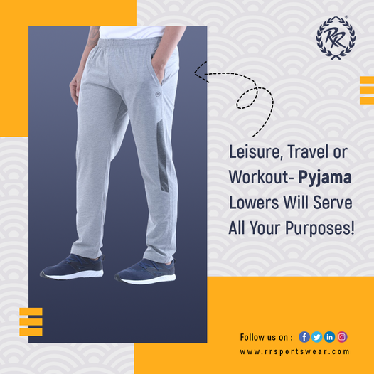 Shop for Men’s Pyjama lowers online at RR Sportswear  - Vijayawada Clothing