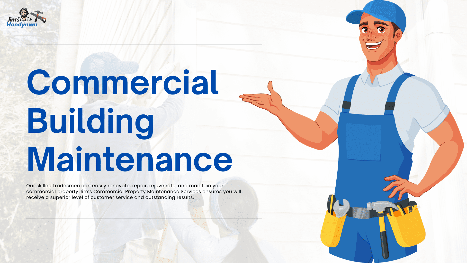 Commercial Building Maintenance | Jim's Handyman - Melbourne Maintenance, Repair