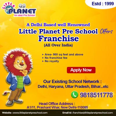 Best Preschool Franchise in India - 0% Royalty  9818511778 - Gurgaon Other