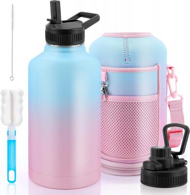 Advantages of 64 OZ Insulated Water Bottle with Straw - Houston Other