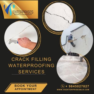 Crack filling Waterproofing Services in Bangalore - Bangalore Professional Services